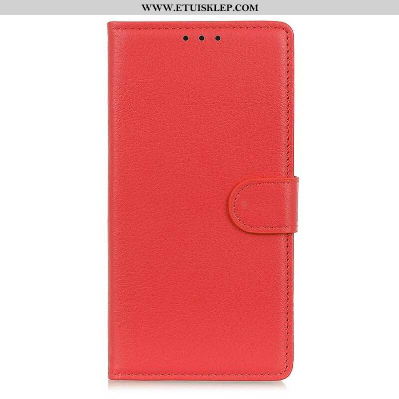 Etui Folio do Samsung Galaxy A42 5G Tekstura Liczi